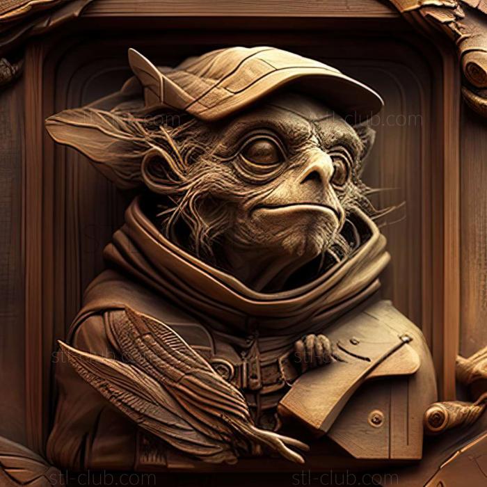 3D model Jean Baptiste Monge (STL)